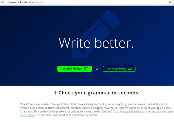 slick write slick write