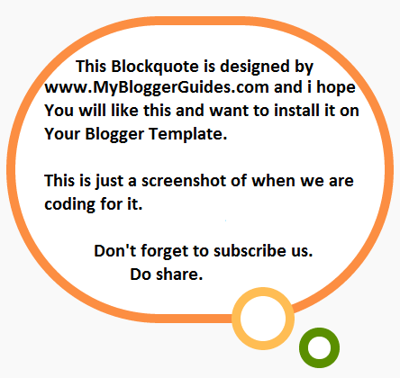 Change Blockquote Style in Blogger, Customize Blogger Blockquote Styles Blogger Blockquote Style 1
