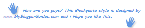 Customizing the blockquote style, Changing the blockquotes Blogger Blockquote Style 14