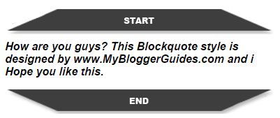 Blockquote customization, Change code are in blogger Blogger Blockquote Style 17