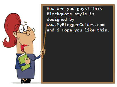 Blockquote is Code Area, Customize/Change Blockquote Style in Blogger Blogger Blockquote Style 20