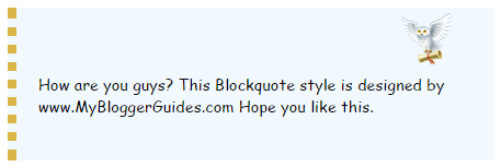 How To Customize Blockquote Style in Blogger, Change Blogger Blockquote Styles Blogger Blockquote Style 6