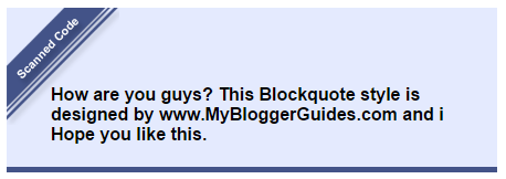 Customize Blockquote Style in Blogger, How To Change Blogger Blockquote Styles Blogger Blockquote Style 7