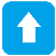 White Back To Top Button for blogger, Blue back to top button for blogger Back To Top Button Style 7 For Blogger