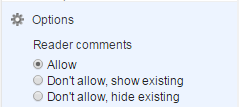 Setup comment setting, Blogger comment setting on specific posts Published Blogger Post Allow or Disallow Comments
