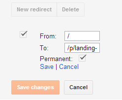Custom Redirection in Blogger