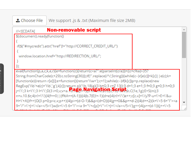 How To Make Blogger Credits Complicated Complicated Attribution, Credit Links, non removable credits