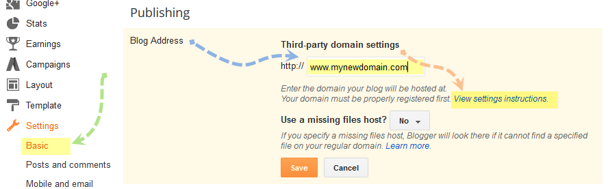 How To Set Up a Custom Domain in Blogger, blogger custom domain settin, setup custom domain on blogger, free custom subdomain host on blogger set up custom domain in blogger
