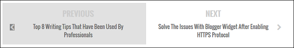Can We add Next/Prev Link Elements in Blogger? Paginated Content, Next Previous System