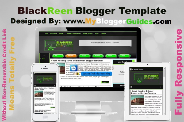 BlackReen Responsive Blogger Theme Demo BlackReen Responsive Blogger Theme Demo, Free Blogger Templates
